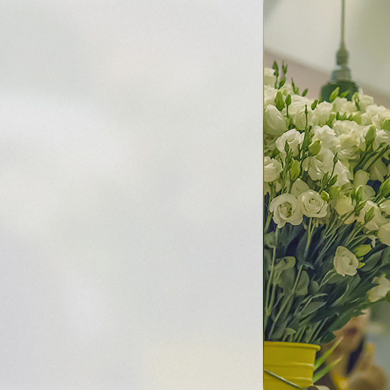 Electrostatic Frosted Glass Film Toilet Transparent Opaque Window Stickers Office Sunscreen Heat Insulation Film