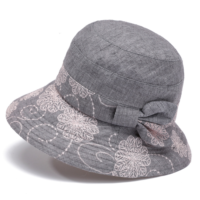 Femmes Style Simple Fleur Impression Avant-toit Plat Chapeau De Soleil display picture 4