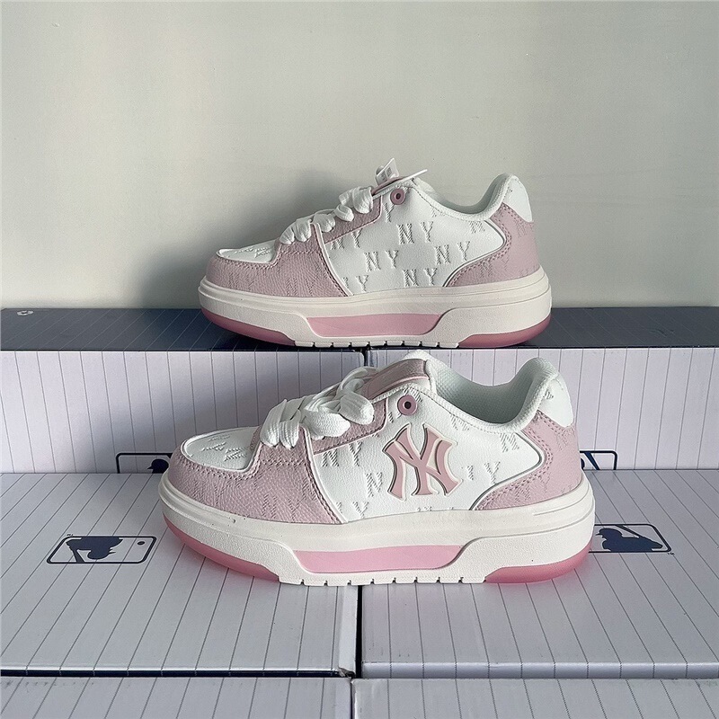 Putian Mlb Dad Shoes Yankees Thick-Soled Height-Increasing Shoes Ny Casual Versatile Men's and Women's Sports Shoes High Quality