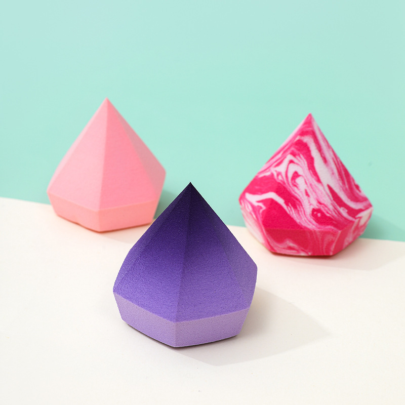 Fábrica personalizada de diamantes transfronterizos polvo de huevo de maquillaje huevo de maquillaje no látex esponja de maquillaje huevo herramientas de maquillaje