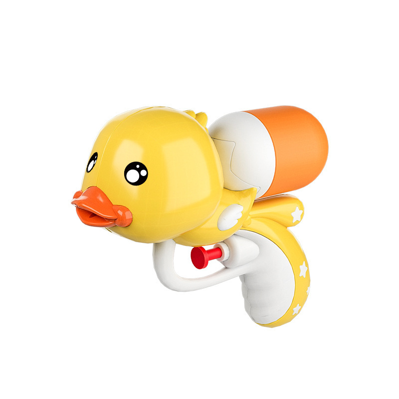 Juguete de baño de pato amarillo para niños Red de baño pesca agua jugando 8 piezas primavera pato natación pistola ducha juguete