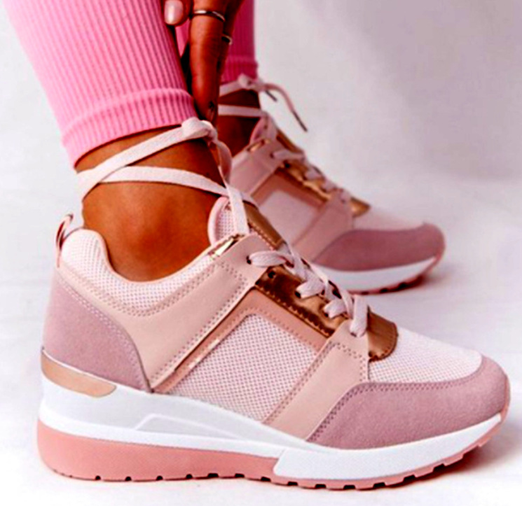 Damen-Tennisschuhe, Laufschuhe, Arbeitsschuhe, Turnschuhe, Segeltuch, synthetisches, atmungsaktives Schuhwerk_voghion.com