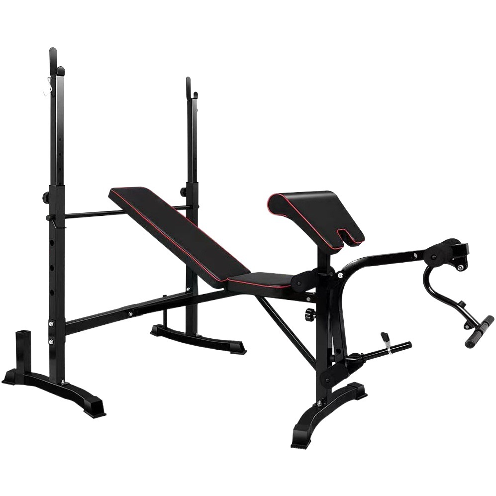 Zyfit Banco prensa rack casa fitness equipo hombres Squat Barbell traje multifuncional fitness taburete peso banco