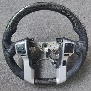 Suitable for Toyota Land Cruiser LC150, Tundra, Sequoia, and Prado 4.0; carbon fiber steering wheel modification and customization