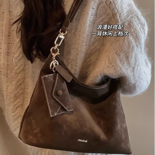 2025 New Style Casual Elegant Tote Bag for Women, Retro Brown Underarm Bag, Fashionable Commuter Shoulder Crossbody Bag 2025 New Style Casual Elegant Tote Bag for Women, Retro Brown Underarm Bag, Fashionable Commuter Shoulder Crossbody Bag