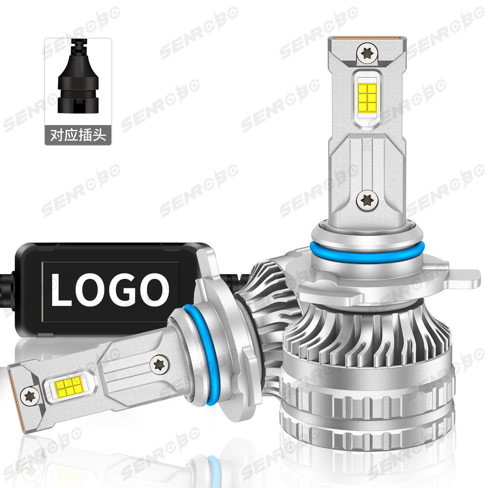 Ventas transfronterizas en caliente led faro de automóvil H1 H7 ultra brillante concentrador de luz H4 lejos y cerca en un faro de automóvil reforma de lámpara