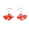 Sophisticated three dimensional acrylic cute earrings, European style