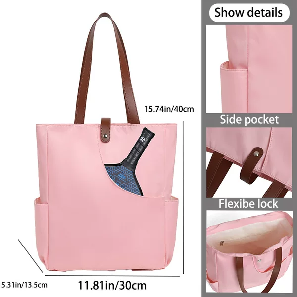 Pickleball Bag Shoulder 2025 New Large-Capacity Tote Badminton Racket Bag Sports High-Value Tennis Racket Bag