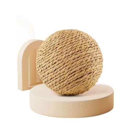 New Cat Toys 8cm Extra Large Sisal Ball Paper String Chew Toy Durable Biting and Entertaining Cat Teaser