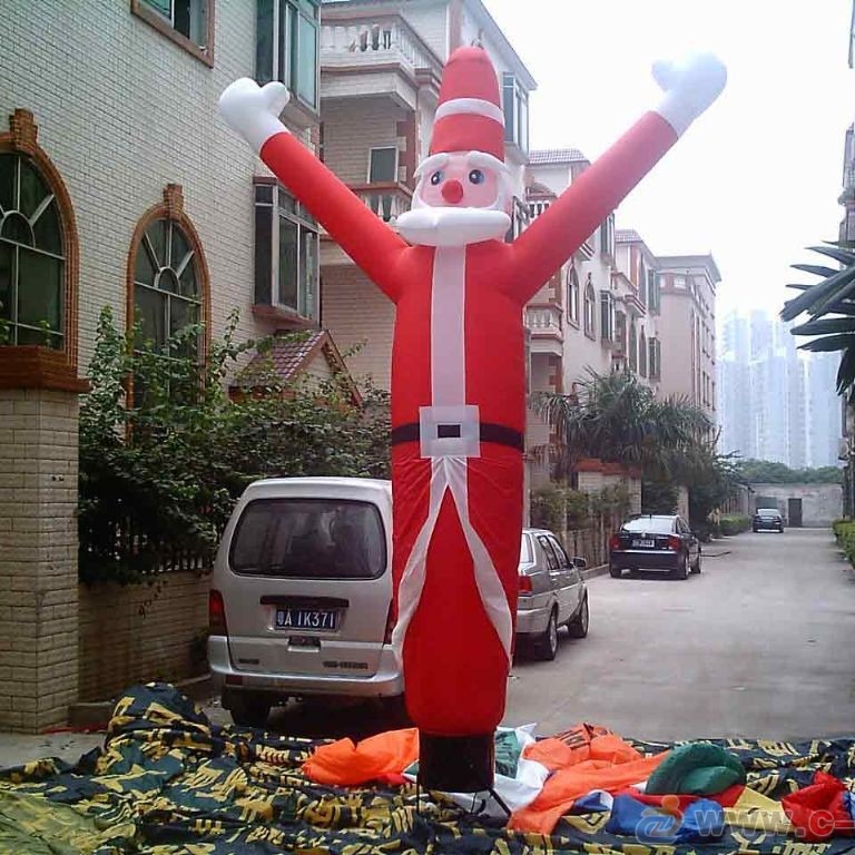 充气圣诞老人空中舞星 圣诞节装饰/树/雪人/麋鹿/拐杖拱门气模人