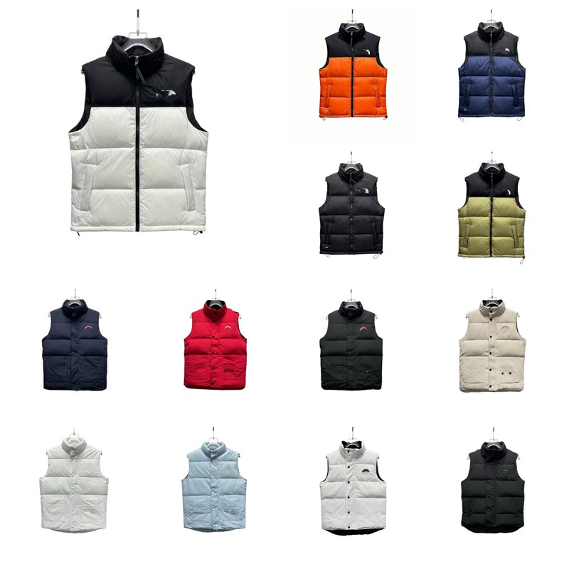 Cross-Border Autumn and Winter Vest, North Face down Jacket, 1996 Classic Model Vest, White Duck Down, Windproof and Warm, Unisex Vest