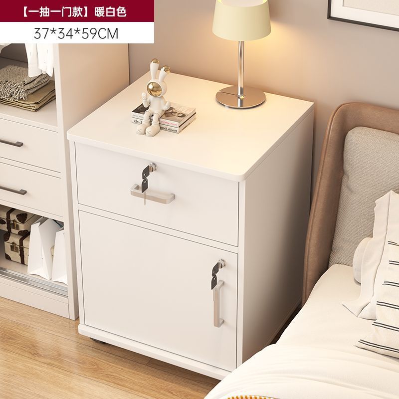 [자물쇠와 도르래가 있는 단일 도어] 따뜻한 흰색 37CM