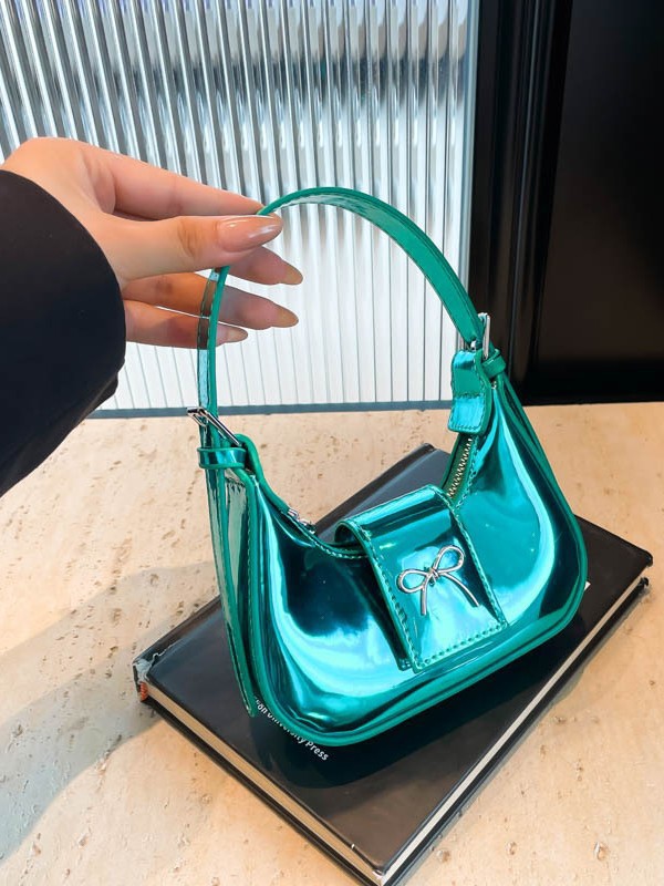 Bolsos transfronterizos para mujer 2024 nuevo bolso de viaje de textura versátil de moda, bolso de axila de hombro con media luna de alta calidad