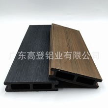 塑木围栏源头工厂全隔断款隐私款别墅花园私家宅院围墙铝合金立柱