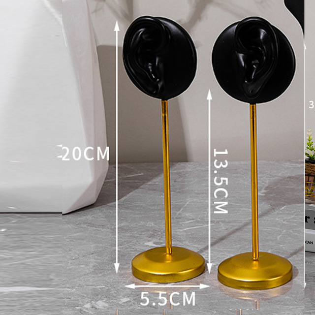 126g Weight Jewelry Rack Classification 2 Pieces Quantity Alloy, Resin Material Color Block Pattern Patchwork Design Simple Style, Classic Style Style 2 Pieces Alloy Resin Simple Style Classic Style Color Block Jewelry Rack 无