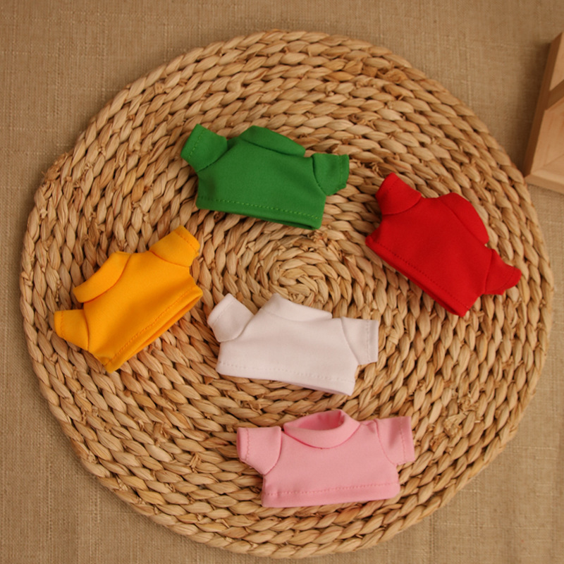 Juguetes de peluche Camisa Ropa Colgante Accesorios para muñecas Muñeca 10cm Dientes faltantes Muñeca de algodón Ropa Accesorios