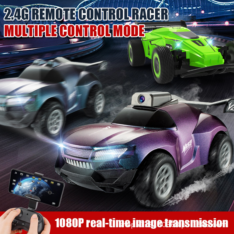 2.4g High-Speed Remote Control Cartoon Kart with Wifi Camera First-Person Real-Time Photo and Video Remote Control Car