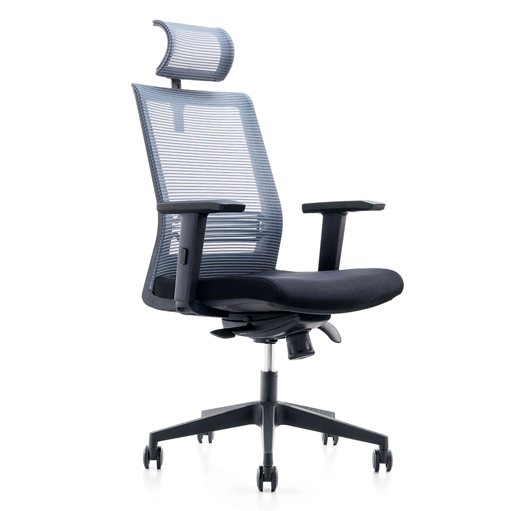 Sillas de oficina ergonómicas transfronterizas para empleados sedentarios sillas caseras cómodas perezosas Ceo sillas de computadora de tela de malla