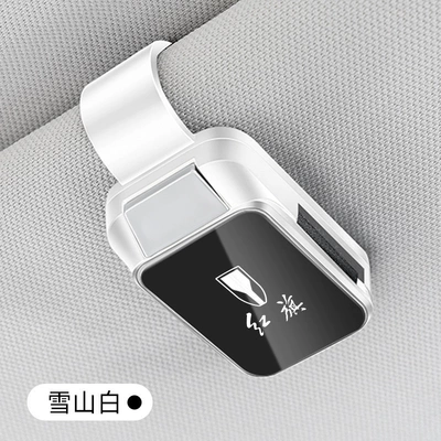 Car Glasses Frame Wholesale, Car Glasses Clip/Bill Clip - red-flag-glasses-clip-y001-style-snow-mountain-white