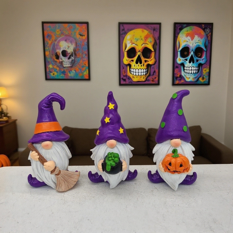 Amazonの人気樹脂工芸品ハロウィンノーム像装飾品パーティーデコレーションのクロスボーダー限定供給|undefined