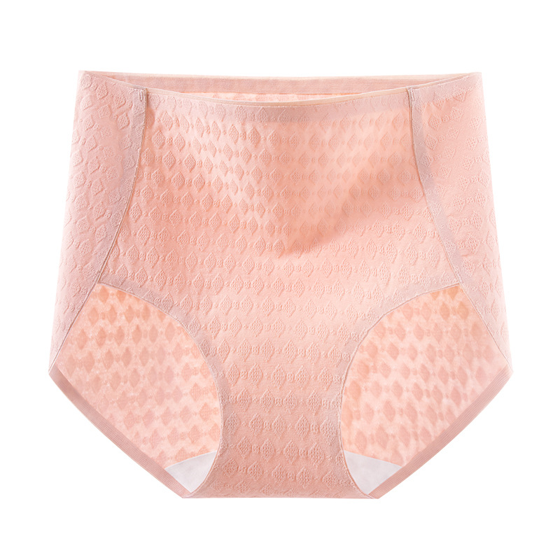 Algodón sin costuras 7A entrepierna de algodón antibacteriano 2024 nuevo estilo sexy talla grande cintura alta abdomen ropa interior de mujer cómoda agradable para la piel