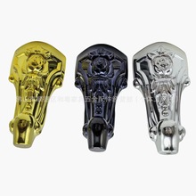 欧式高质量承重雕花金色柜门脚17高ABS塑料沙发脚