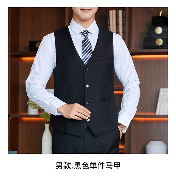 Four Seasons Men's Black Vest