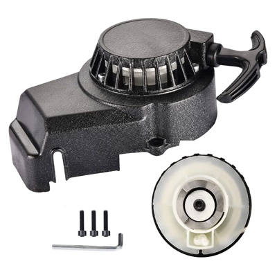 Mini Yue velosiped skuter üçün 2 Zərbə 47/49cc Əl Starteri Qara