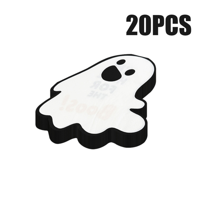 New Halloween White Ghost Cute Alien Children's Party Napkins Halloween Disposable Party Napkins New Halloween White Ghost Cute Alien Children's Party Napkins Halloween Disposable Party Napkins