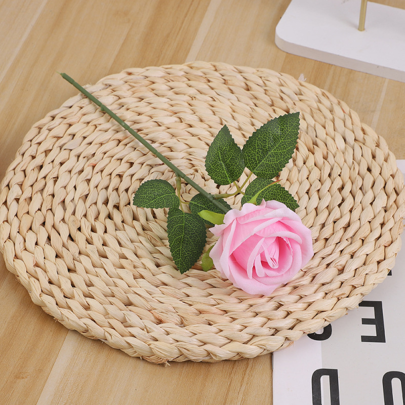 模擬ベルベットローズ結婚式の装飾造花クロスボーダーシングル雪山ローズバレンタインデー造花卸売|undefined
