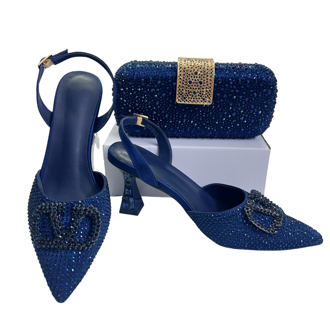 Zapatos de estilo italiano nuevos zapatos de tacones altos de lujo con diamantes zapatos de banquete de mujer zapatos de punta de mujer image 14