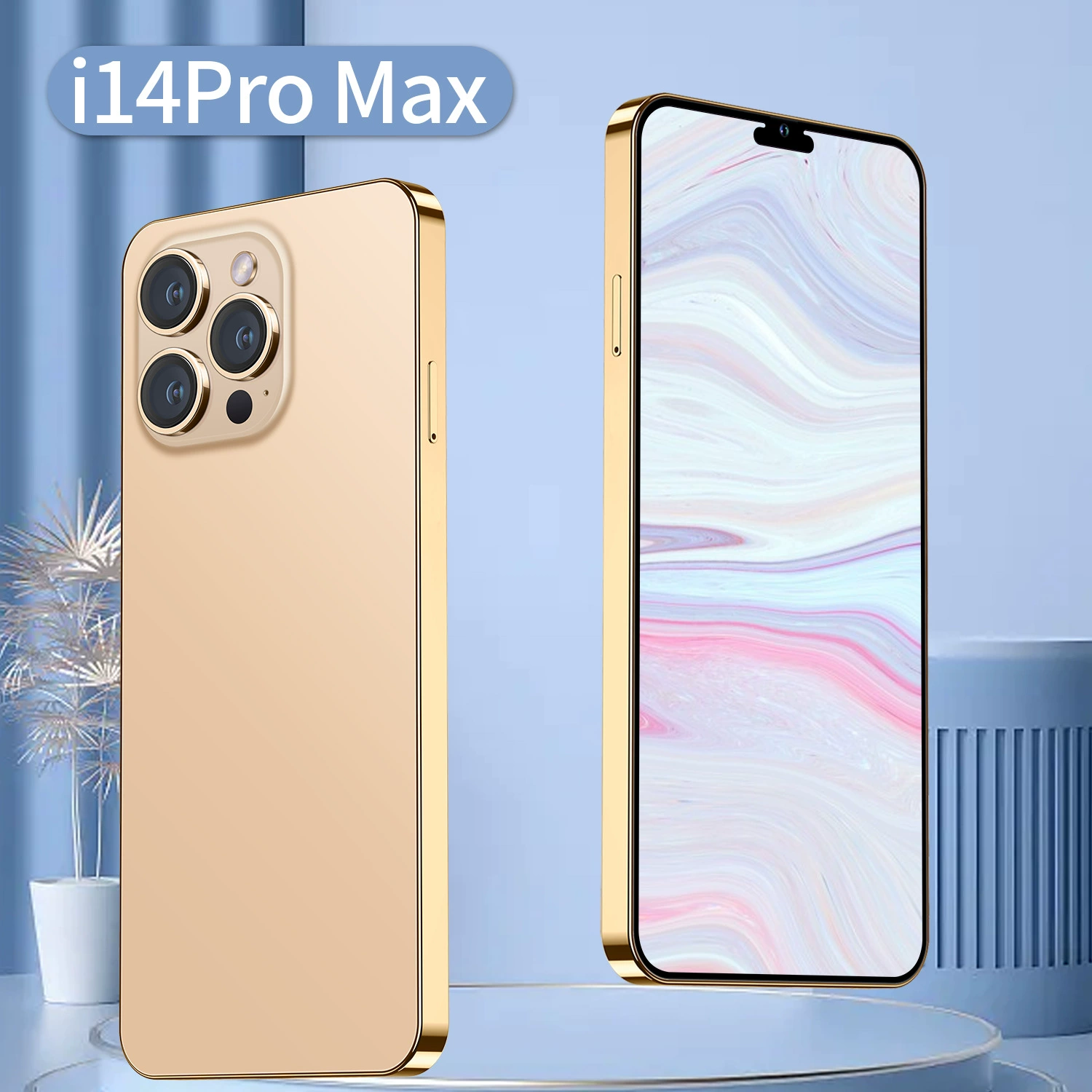 Смартфон Intel Core i14 14 Pro Max, 64ГБ/128ГБ, США, цвета: черный, белый, золото, фиолетовый, синий