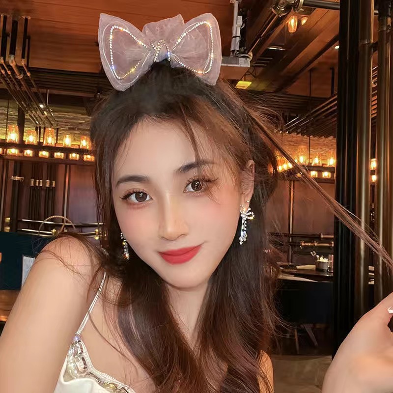 연기 보라색 메쉬 체인 드릴 대장 링