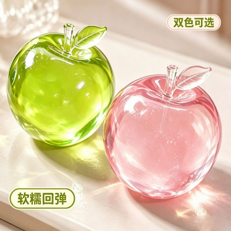 Cross-border Green Apple Squishy Stress Relief Toy, Maltose Apple Slow Rebound Squishy Toy, Gift for Others Cross-border Green Apple Squishy Stress Relief Toy, Maltose Apple Slow Rebound Squishy Toy, Gift for Others