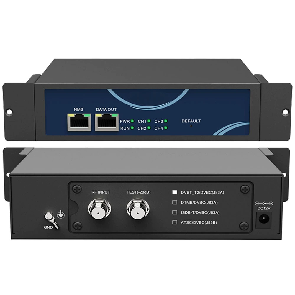 [IP модулятор DVBS2 вход IP выход, цифровая телевизионная передающая система для гостиниц, оборудование видеонаблюдения]
