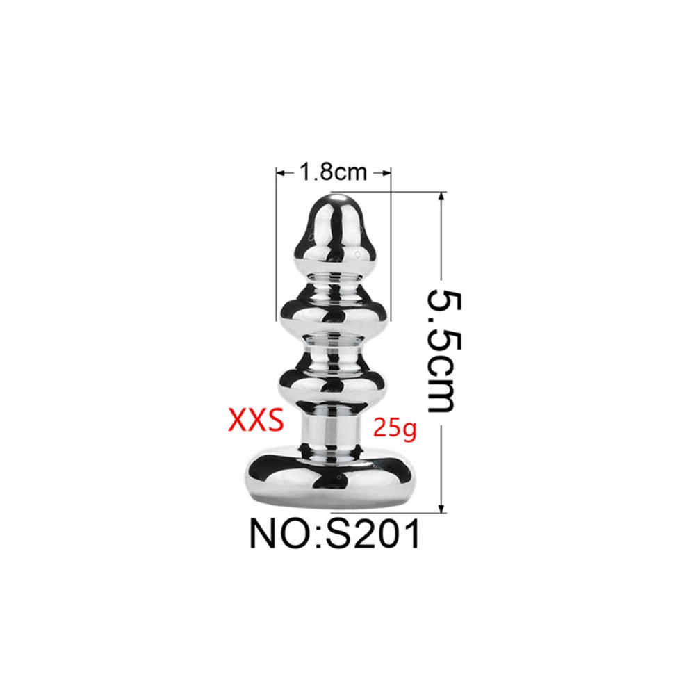 Detachable Anal Plug Heads, Silicone & Metal Options, Multiple Shapes and Sizes