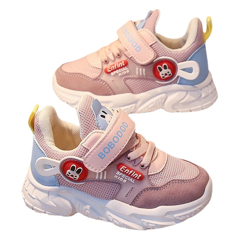 2023 primavera y otoño nuevos zapatos zapatillas de deporte de fondo suave transpirable niños niñas estudiantes de primaria zapatos casuales niños y niñas zapatos moda