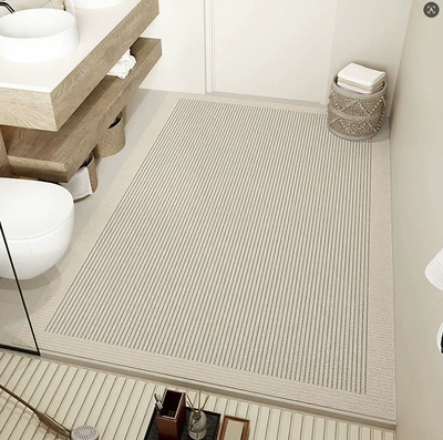 bathroom mat, full-cover foot mat, non-slip — Avtomobil döşəmə paspasları - 61jtfgzn-6-5080cmsecond-generation-diatom-mud