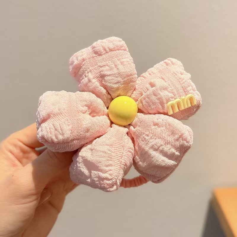 儿童2025新款花朵发圈女童扎头发高弹力发绳头饰女孩不伤发橡皮筋|undefined