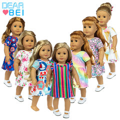 Cross-border best-selling little dress doll clothes 18 inches American girl doll clothes doll figurine clothes accessories