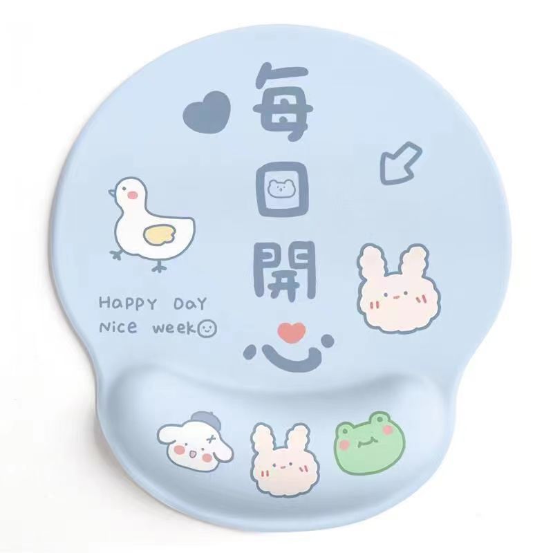 매일 해피 손목 마우스 패드