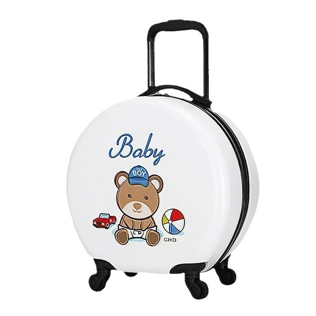 2024 nuevo semicircular caja de moda infantil se puede imprimir logotipo caja de viaje universal caja de regalo al por mayor