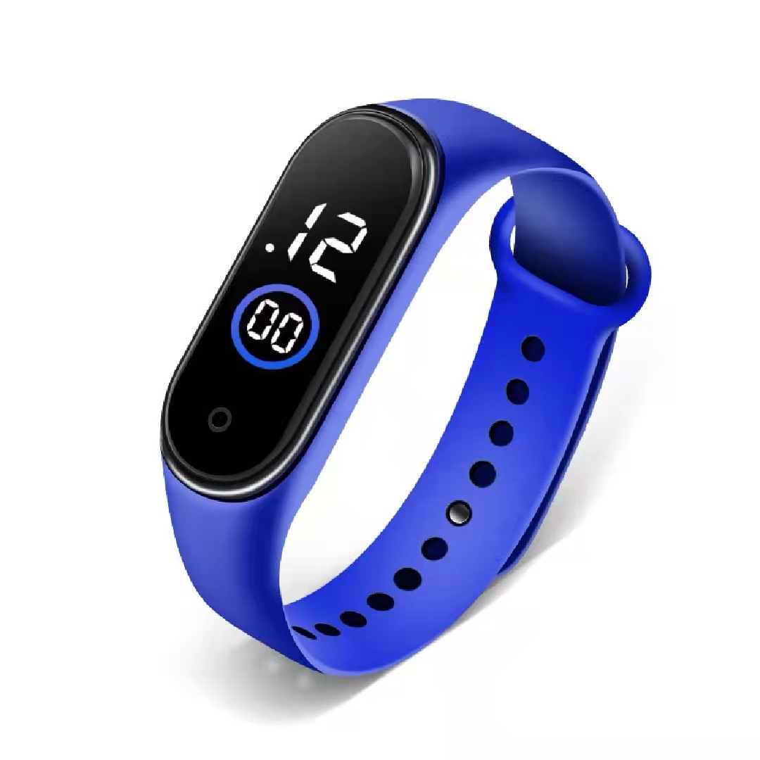 Nuevo M4 reloj electrónico pulsera pantalla táctil impermeable gran fuente moda deportes estudiante LED reloj electrónico