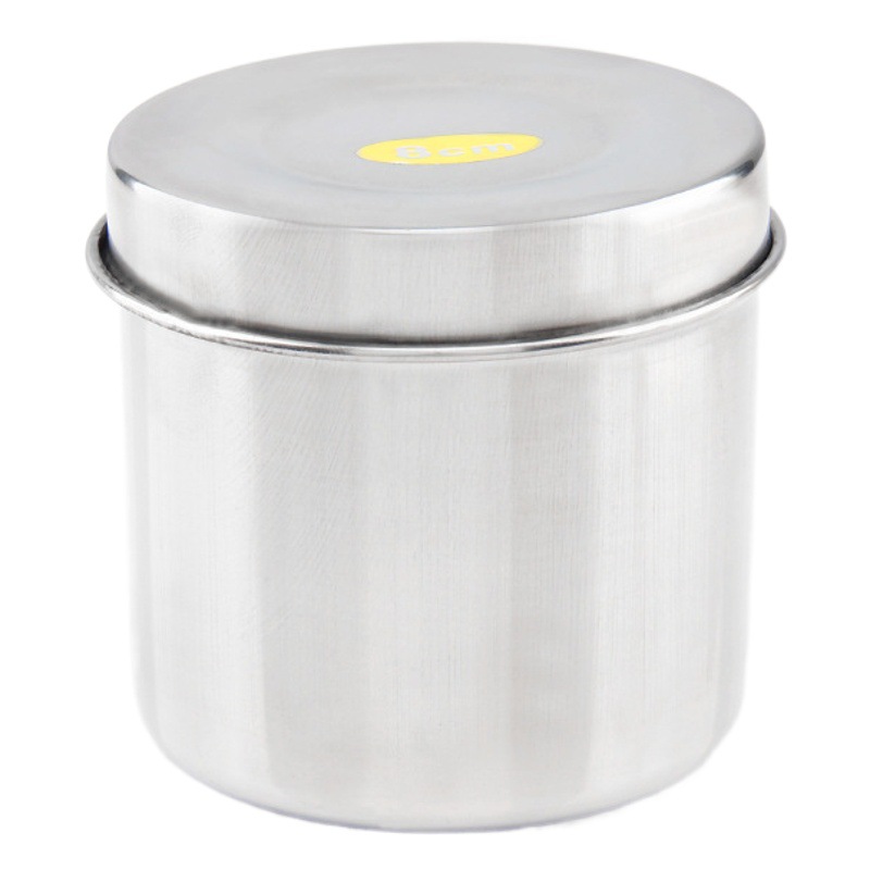 Beauty salon stainless steel disinfection tank special iodophor tattoo cotton cylinder alcohol cotton ball cylinder waist plate tweezers tray