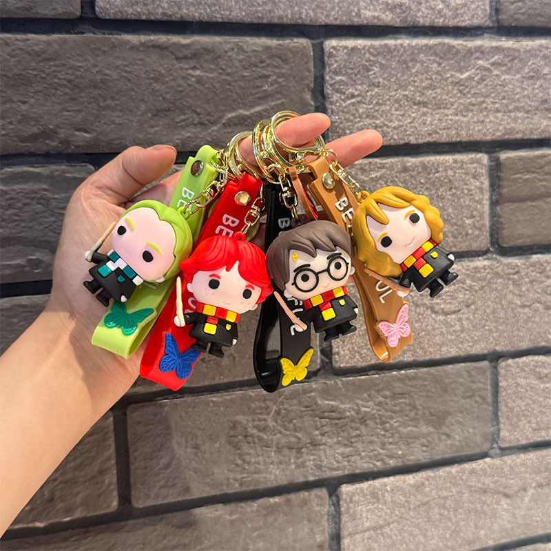 Q-Version Harry Potter Keychain Car Key Pendant Cute Couple Backpack Decoration Mall Doll Blind Box Wholesale Q-Version Harry Potter Keychain Car Key Pendant Cute Couple Backpack Decoration Mall Doll Blind Box Wholesale