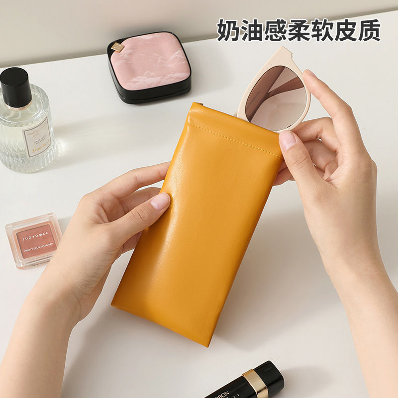 メガネ収納袋抗圧ポータブルサングラス自動開閉スプリング収納ボックスアイ収納袋女性用|undefined