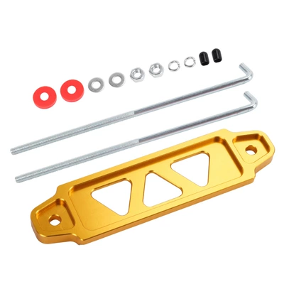 Digər kuzov və aksesuarlar — aluminum alloy battery clamp with - gold-triangular-5-holes-with-hook-accessories