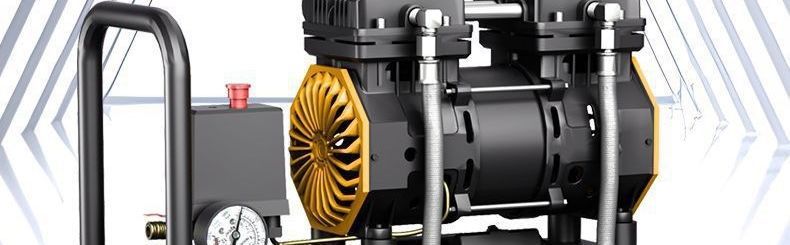 Oil-Free Silent Air Compressor Small Household 220V Air Compressor Air Pump Woodworking Spray Paint Nail Pumping Air Pump