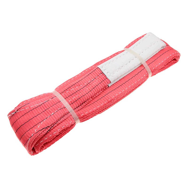 Оптовая Продажа с фабрики Износостойкий полиэстер цвет плоский слинг гибкое кольцо слинг мульти-спецификации двойной головкой Пряжка слинг