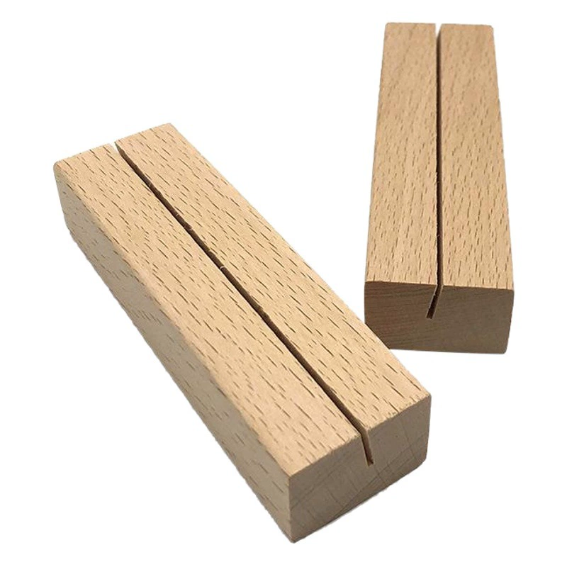 Креативный подарок Настольный календарь Меню открыток Деревянная основа Настольные заметки Деревянный кронштейн База визитных карточек